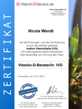 Zertifikat Vitamin D